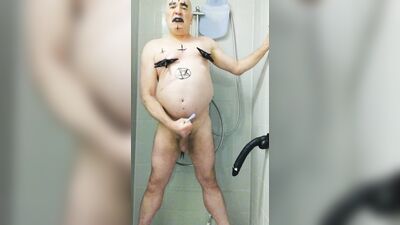 Satan slave Gerard undergoes a pure enema treatment part 3