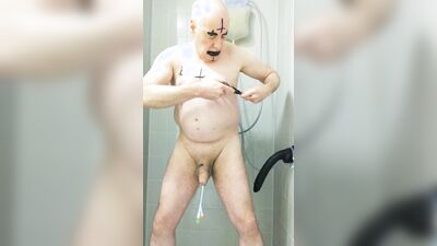 Satan slave Gerard undergoes a pure enema treatment part 3