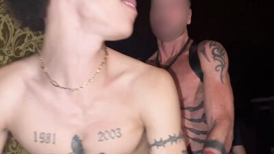Twisted 19yr old Twink Risky Shag barebacked by random strangers
