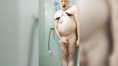 satan slave Gerard undergoes a pure enema treatment