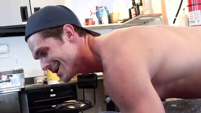 Horny Cade Madox fist fucks submissive hunky Devin Franco