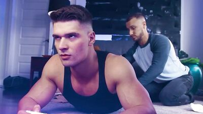 MEN - Zack Mackay Rides Malik Delgaty, Then Cums Everywhere As Malik Breeds His Tight Hole