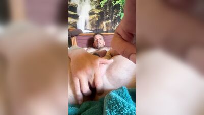 Dildo Fucking and Pumping Big Dick