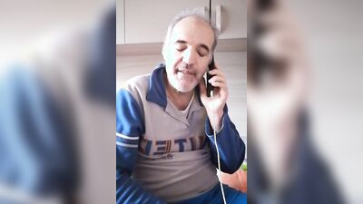 After a long phone call I have to touch my cock that wanted to be wanked