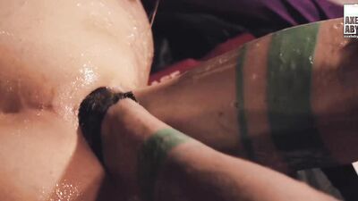Horny Axel Abysse Prepares Hole For Extreme Anal Play