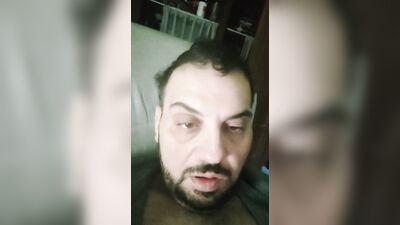 Spanish sexy bear double cum