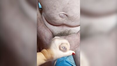 Striptease, prostate stimulation, masturbation, powerful ejaculation