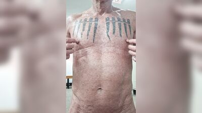 Strip show in gym and more nipple play