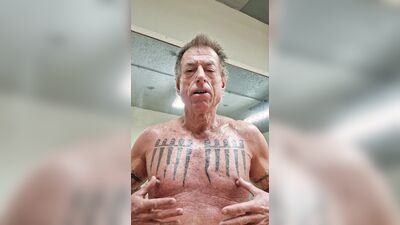 Strip show in gym and more nipple play