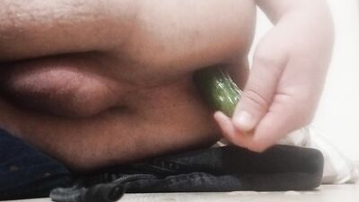 Cucumber to ass ????