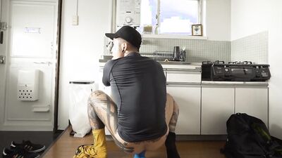 Yoshikawasakixxx - Pierced Gay Yoshi Kawasaki Masturbates Solo After Gym