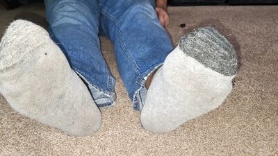 Socks and barefoot