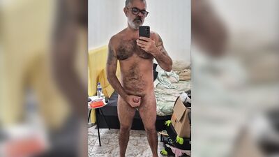Bator Daddy masturbating showing off cock