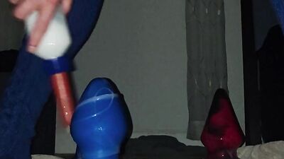 Gaping with Topped Toys Grip Post and Tail Raiser