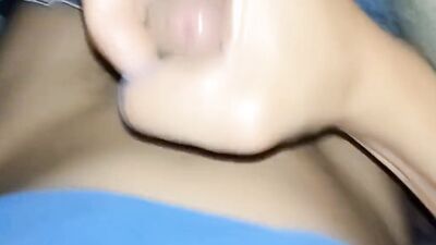 Playing with my cock between the covers
