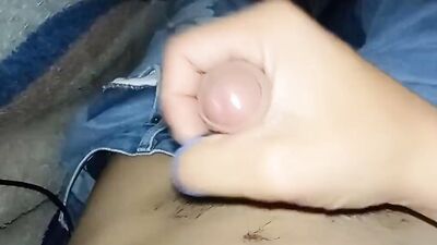 Playing with my cock between the covers