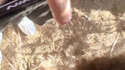 YOUNG LAD'S FIRST TIME IN GRAN CANARIA SAND DUNES CRUISING