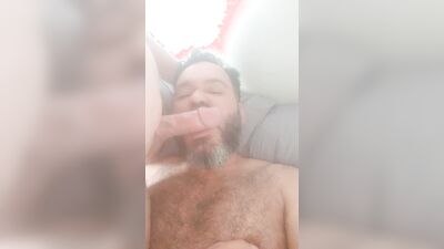 sucking my bear's ass and cumming on her face