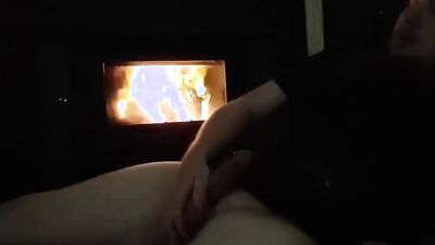 Fat Chub Moans while fucking his COCK with his friends in the other room