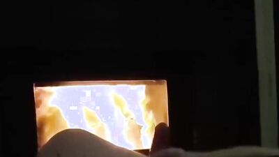 Fat Chub Moans while fucking his COCK with his friends in the other room