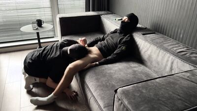 Sucked big hairy uncut dick dude