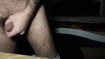 Earl masturbates alone in the dark