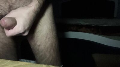 Earl masturbates alone in the dark