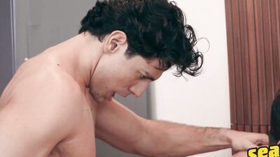 SEAN CODY - Check Out This Hot Threesome Scene Between Paul, Brysen And Hayden Harding Jizzing All Over Each Other