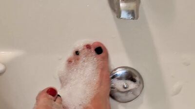 Decided to film myself taking a bath