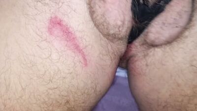 AMATEUR | SEXY GUY WEARS STEPMOM'S THONG - JERKS OFF AND CUMS WITH CRAZY COCK