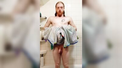 Hot shower time.