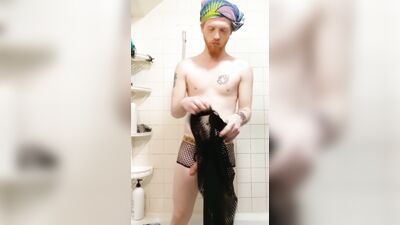 Hot shower time.