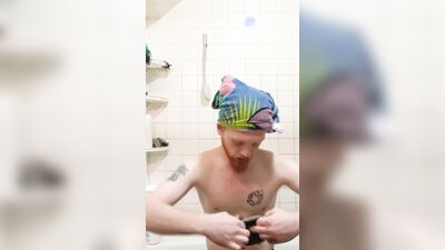 Hot shower time.