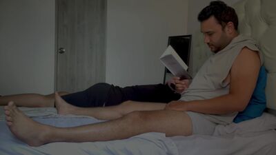 Stepdad wakes stepson from nap to eat his ass and leave him full of creampie