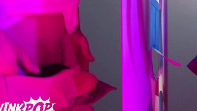 TWINKPOP - Malik Delgaty Fucks Axelle Rose In Missionary And Doggystyle, Then Shoots His Load On His Ass