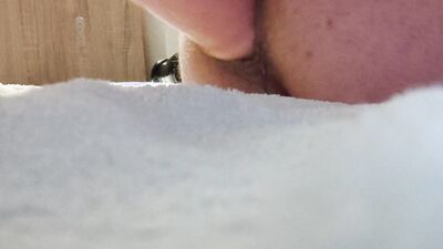 Ass juice on dildo