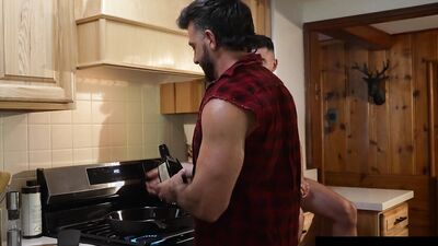 Inked Up Hunk Drilled By Muscly Stud - Ian Holms, Baxter James - RagingStallion