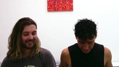Billy Feasted On Kalebs XL Cock And Slides His Starved Hole