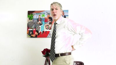 Richard Lennox Flaunts His Big Dick While Doing Wedgies