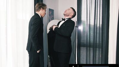 HETEROFLEXIBLE - Stressed Straight Groom Marcus McNeil BENDS OVER For Hung Best Man Leo Louis