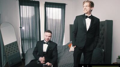 HETEROFLEXIBLE - Stressed Straight Groom Marcus McNeil BENDS OVER For Hung Best Man Leo Louis