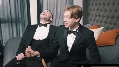 HETEROFLEXIBLE - Stressed Straight Groom Marcus McNeil BENDS OVER For Hung Best Man Leo Louis