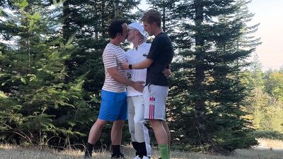 Colton + Greg McKeon lift fuck blonde twink XXLILDREW outside (more on fan sites - link in bio)