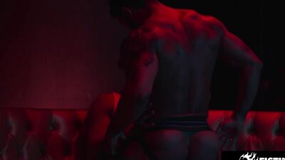 Jockstrapped Latino Blown & Fingered By Sexy Hunk - Sir Peter, Lobo Carreira - FistingInferno