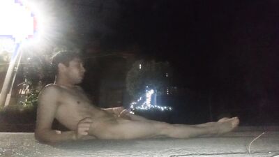 Piss shower, spanking and walking naked in public