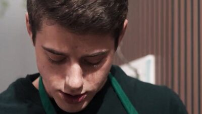 MEN - Naughty Dudes Joey Mills And Sam Ledger Are So Horny They Begin Fucking Right In The Middle Of The Coffee Shop