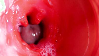 CAMERA INSIDE PUSSY: POWERFULL CUM IN PUSSY! BEST Internal ASMR in 4K MORE SPERM