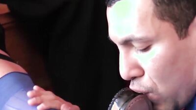 Hunk Hotties Fernando Worships And Pleases Mr Parker Feet