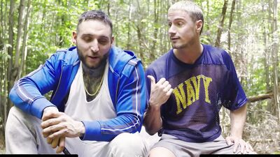 HETEROFLEXIBLE - Curious Str8 Hunks Skyy Knox & Tony D'Angelo Fuck In The Woods - FRENCH SUBTITLES
