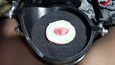 Machine for a huge portion of sperm! Super orgasm! Huge cumshot!